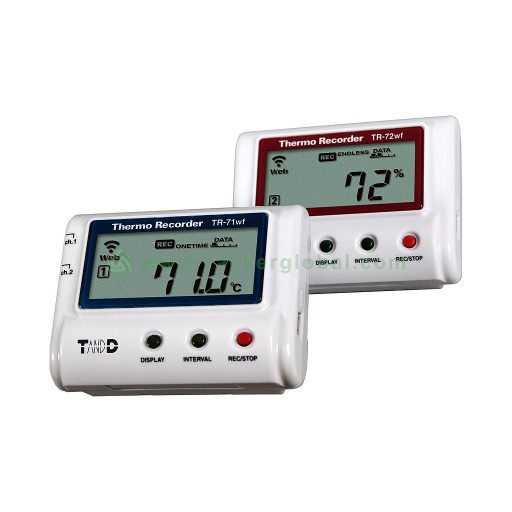 Real Time Temperature Data Loggers – Wired LAN with E-mail alert TR72-NW