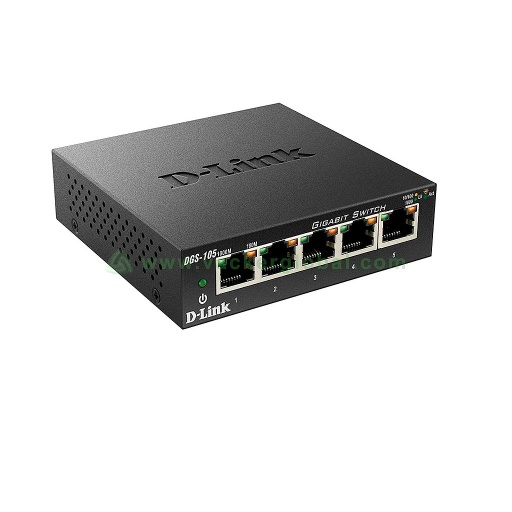 5 Port Gigabit Unmanaged Metal Desktop Switch